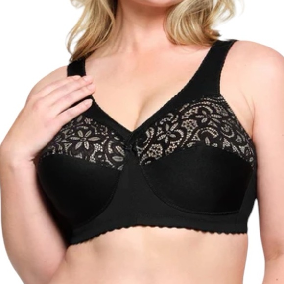 GLAMORISE womens MagicLift wirefree unpadded full bust 46F bra NWOT - Picture 3 of 8